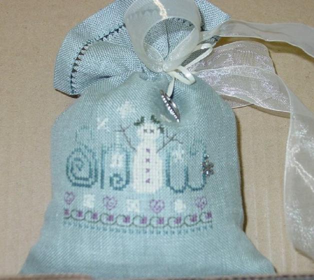click here to view larger image of Snow Treat Bag (counted cross stitch kit)