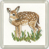 click here to view larger image of Fawn - Little Friends - Coaster kit (counted cross stitch kit)