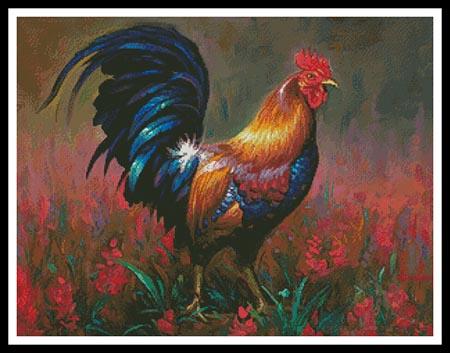 click here to view larger image of Colourful Rooster  (Mark Keathley) (chart)