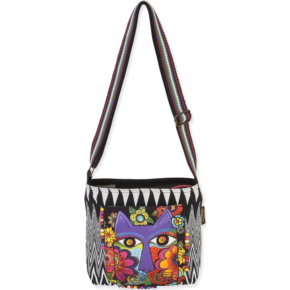 click here to view larger image of Blossoming Feline Crossbody bag (accessory)