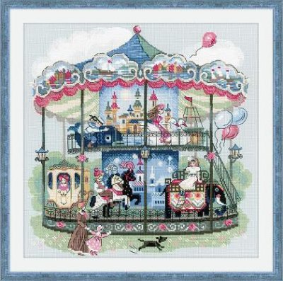 click here to view larger image of Carousel (counted cross stitch kit)