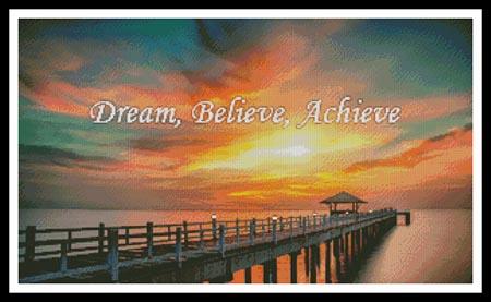 click here to view larger image of Dream, Believe, Achieve (chart)