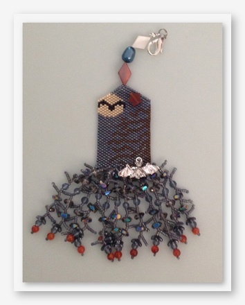 click here to view larger image of Bats All Folks Fob (bead kit)