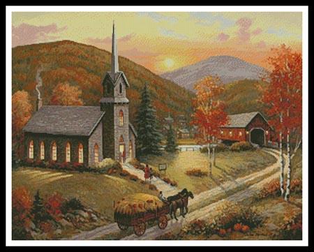 click here to view larger image of Autumn in Vermont  (John Zaccheo) (chart)