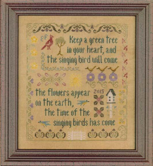 click here to view larger image of Antique Songbird Sampler (chart)