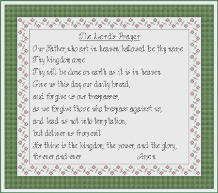 click here to view larger image of Lords Prayer, The (chart)