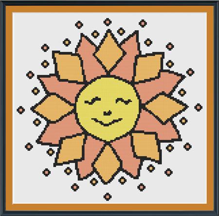 click here to view larger image of Ditsy Sun (chart)