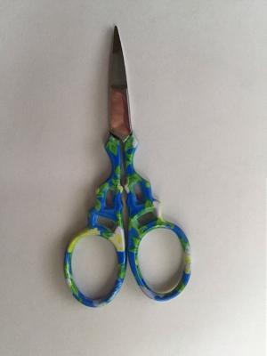 click here to view larger image of Blue and Yellow Floral Scissors (accessory)