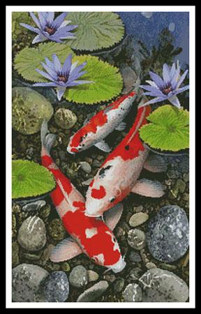 click here to view larger image of Koi Pond  (Howard Robinson) (chart)