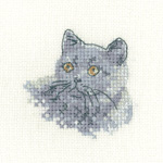click here to view larger image of British Blue - Little Friend Collection (27ct) (counted cross stitch kit)