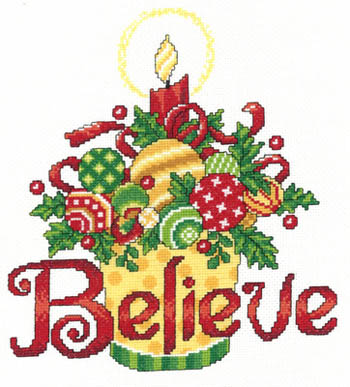 click here to view larger image of Believe Ornaments (chart)