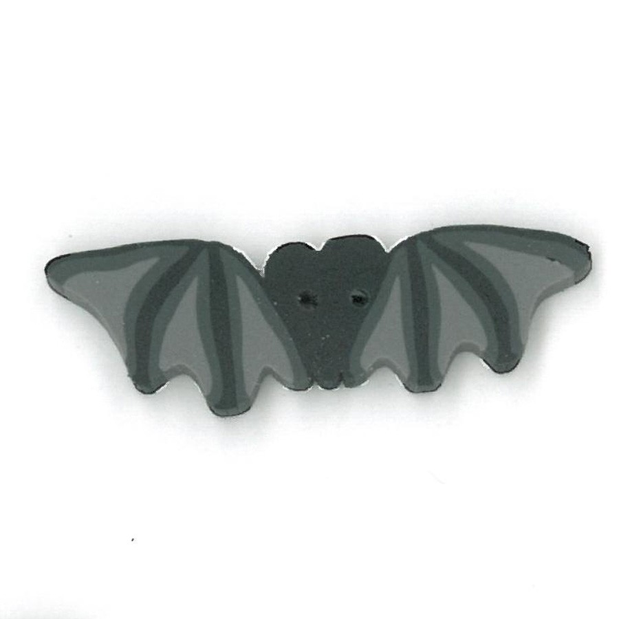 click here to view larger image of Flaying Black Bat Button - Large (buttons)