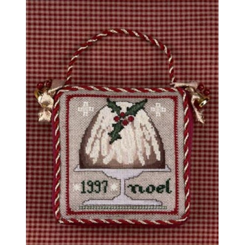 click here to view larger image of 1997 Ornament NOEL - Plum Pudding (counted cross stitch kit)