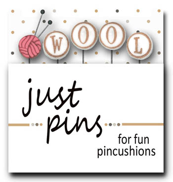click here to view larger image of Just Pins - Block Party - W Is For Wool (pin)