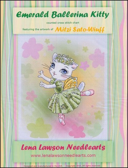 click here to view larger image of Emerald Ballerina Kitty - (Mitzi Sato-Wiuff) (chart)
