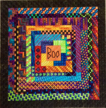 click here to view larger image of Boo Logs (counted canvas chart)