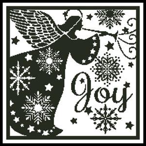 click here to view larger image of Snowflake Angel Silhouette  (Joni Prittie) (chart)