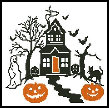 click here to view larger image of Spooky Halloween House  (Joni Prittie) (chart)