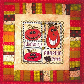 click here to view larger image of 3 Jacks In A Pumpkin Patch (chart)