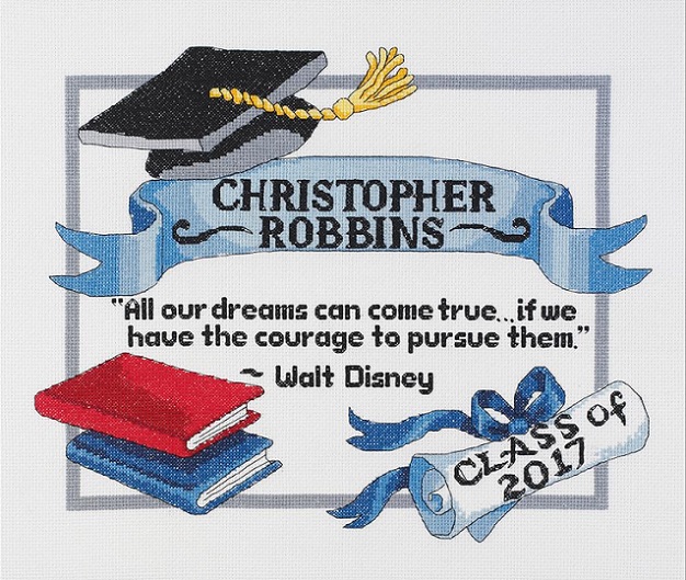 click here to view larger image of Graduation Dreams (counted cross stitch kit)