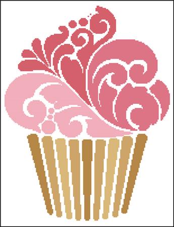 click here to view larger image of Cupcake Silhouette (chart)