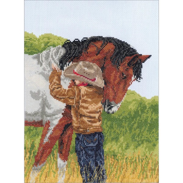 click here to view larger image of Horse Crazy (counted cross stitch kit)