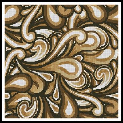 click here to view larger image of Brown Swirl Cushion  (Joeiera - Fotolia) (chart)