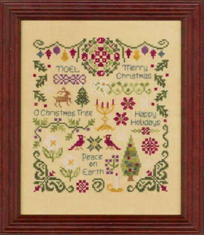 click here to view larger image of Antique Christmas Sampler (chart)