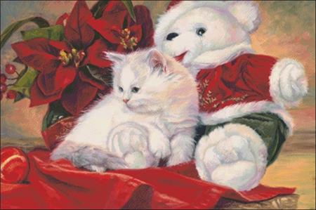 click here to view larger image of Christmas Kitten (chart)