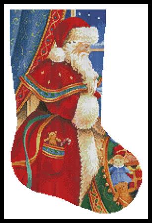 click here to view larger image of Christmas Delivery Stocking (Right) (chart)