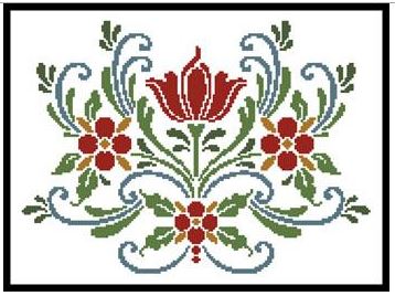 click here to view larger image of Rosemaling 5 (chart)