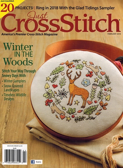 click here to view larger image of Just Cross Stitch - February 2018 (magazines)