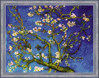 click here to view larger image of Almond Blossom - After Van Goghs Painting (counted cross stitch kit)