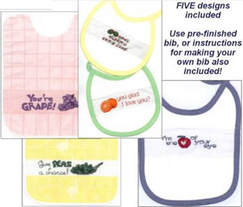 click here to view larger image of Vegi-Table Bibs (chart)