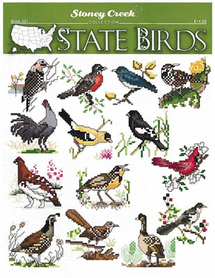 click here to view larger image of State Birds (chart)