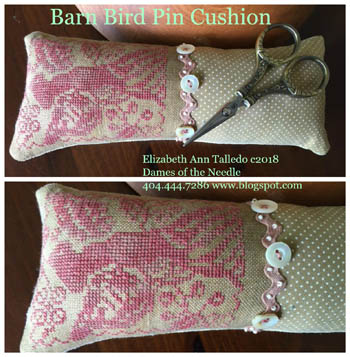 click here to view larger image of Barn Bird Pin Cushion (chart)