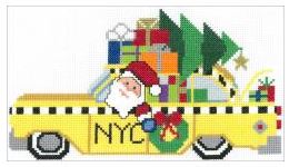 click here to view larger image of Santa Delivers (counted cross stitch kit)
