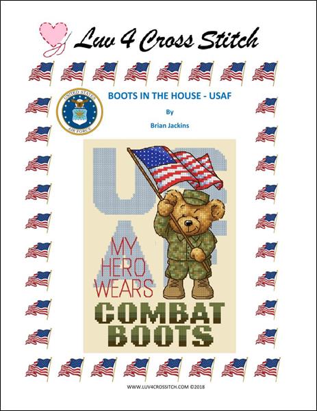 click here to view larger image of Boots In The House - Air Force (chart)