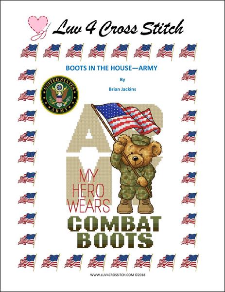 click here to view larger image of Boots In The House - Army (chart)