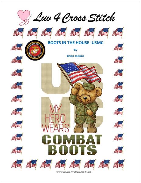 click here to view larger image of Boots In The House - USMC (chart)