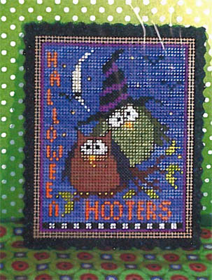 click here to view larger image of Halloween Hooters Kit (counted cross stitch kit)