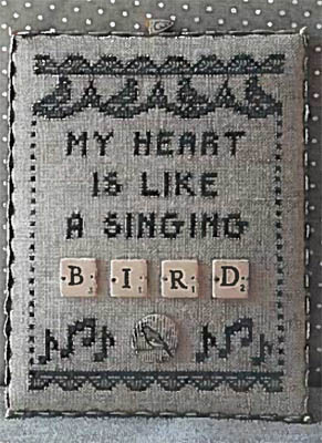 click here to view larger image of Bird - Scrabble 2 (w/buttons) (chart)