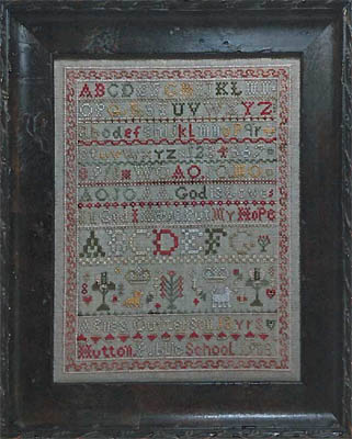 click here to view larger image of Agnes Outterson Sampler (chart)