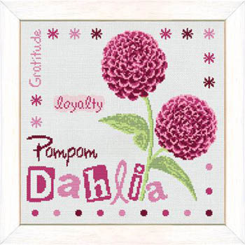 click here to view larger image of Pompom Dahlia (chart)