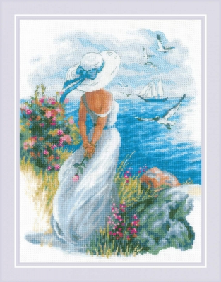 click here to view larger image of Angelique (counted cross stitch kit)
