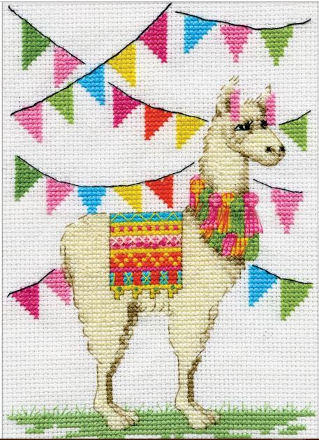 click here to view larger image of Llama  (counted cross stitch kit)