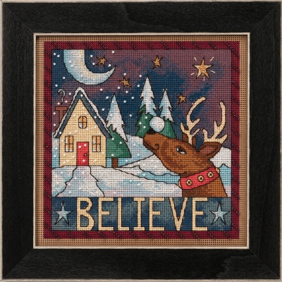 click here to view larger image of Believe - Sticks Kit (counted cross stitch kit)