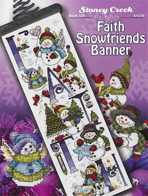 click here to view larger image of Faith Snowfriends Banner (chart)