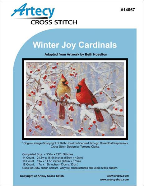 click here to view larger image of Winter Joy Cardinals (chart)