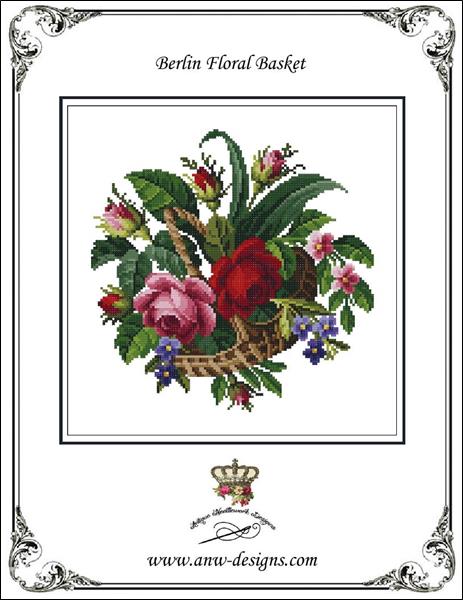 click here to view larger image of Berlin Floral Basket (chart)